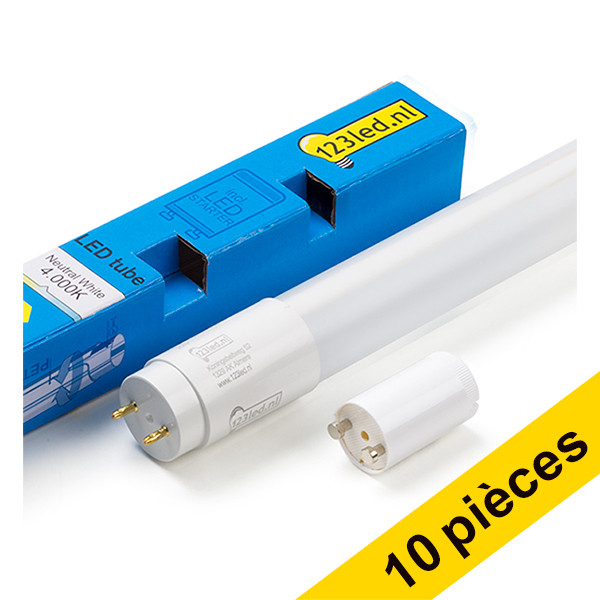 Offre : 10x 123led T8 tube fluorescent 90 cm | 4000K | 1700 lumens (11,5W) LDR08605 - 1