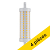 Offre : 4x 123led R7S ampoule LED tube dimmable 12,5W (100W) LDR06429 - 1