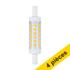 Offre : 4x 123led lampe LED tubulaire R7S 5W (41W) LDR06424 - 1