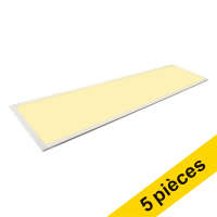 Offre : 5x 123led panneau 30x120 cm | 3000K | 4000 lumens (40W) - blanc chaud
