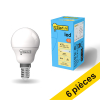 Offre : 6x 123led E14 ampoule LED sphérique mate 2700K 4,9W (40W) LDR01901 - 1