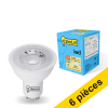 Offre : 6x 123led GU10 spot LED verre 4000K 4,5W (50W) LDR01727 - 1