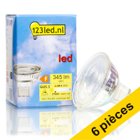 Offre : 6x 123led GU5.3 spot LED dimmable 4,4W (35W) LDR01647