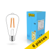Offre : 6x 123led ampoule LED à filament E27 Edison dimmable 4,5w (40w) LDR02111 - 1