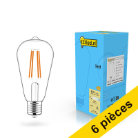 Offre : 6x 123led ampoule LED à filament E27 Edison dimmable 7W (60W)