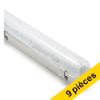 Offre : 9x 123led IP65 luminaire fluorescent avec capteur 120 cm | 4000K | 2100 lumens (14W) avec tube fluorescent LDR08649 - 1