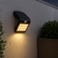 123led Solar applique murale Osaka avec capteur LDR08574