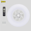 Ventilateur de plafond avec éclairage LED | Ø 60 cm | RGB+ 2700-6500K | Blanc | 54W LDR02469 - 9