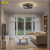 Ventilateur de plafond avec éclairage LED | Ø 61,3 cm | 2200-6500 K | Noir | 27 W LDR02467 - 3