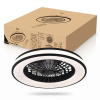 Ventilateur de plafond avec ampoule LED | Ø 48,5 cm | 2000-4000K | Noir | 63W LDR02466 - 1