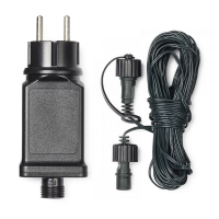 123led adaptateur de démarrage pour éclairage de Noël connectable 10 mètres 31V LDR07173