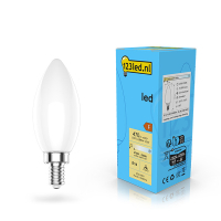 123led ampoule LED E14 bougie mate dimmable 4,5W (40W) LDR02080