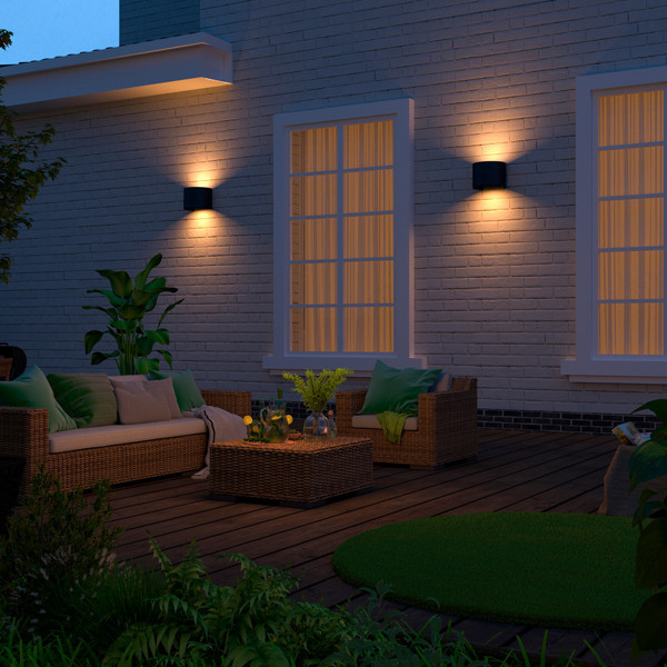 123led applique murale Alvin 2700K - noir LDR08548 - 5