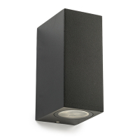 123led applique murale San Francisco pour 2 x GU10 - noir LDR08502 123led applique murale San Francisco pour 2 x GU10 - noir LDR08502