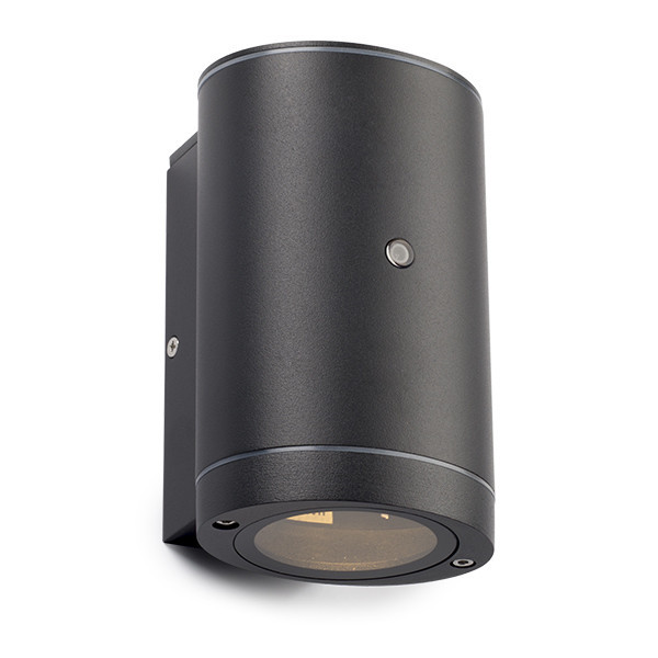 123led applique murale ovale Kingston avec capteur pour 1x GU10 - noir LDR08523 - 1