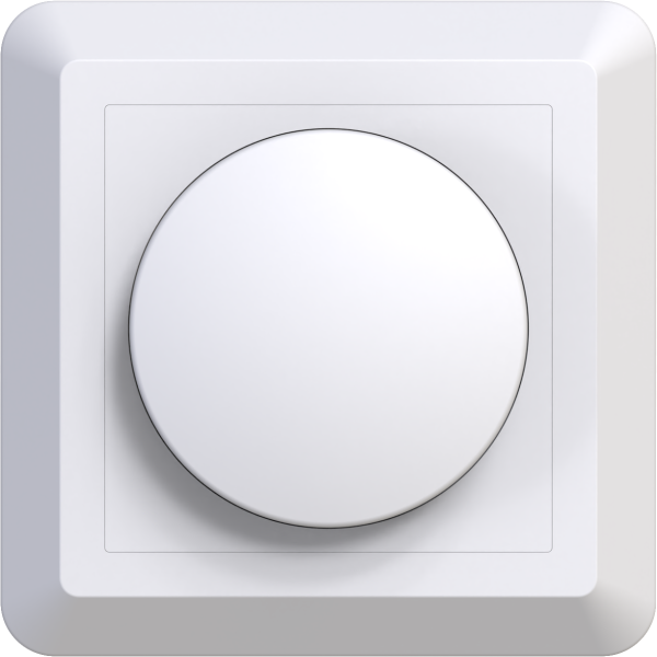 123led bouton de gradation avec plaque centrale et cadre - blanc LDR02455 - 1