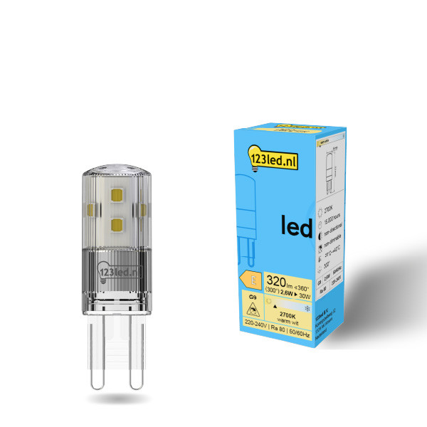 123led capsule LED G9 2,6W (30W) - clair LDR01950 - 1