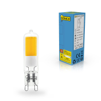 123led capsule LED G9 COB transparent 2200K 2,2W (25W) LDR02416