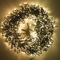 123led clairage cluster 8,6 mètres 768 ampoules - blanc extra chaud & blanc chaud LDR07129