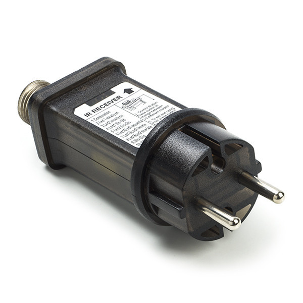 123led couronne de Noël avec œillet de suspension Ø 56 cm blanc extra chaud & blanc chaud 1200 lampes - noir LDR07271 - 7