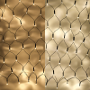 123led filet lumineux 90 x 50 cm 100 ampoules - blanc extra chaud & blanc chaud LDR07155 - 1
