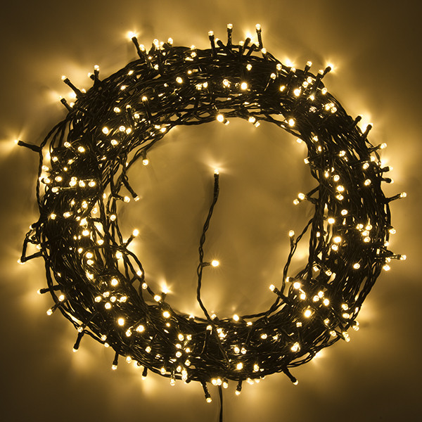 123led guirlande de Noël blanc extra chaud et blanc chaud 480 lumières LDR07006 - 2