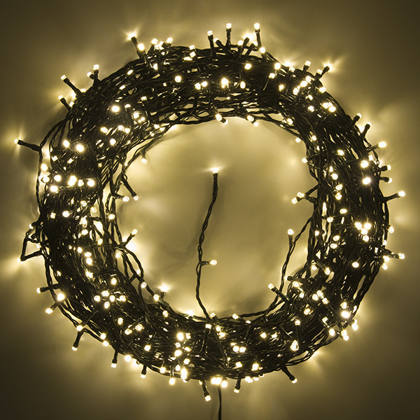 123led guirlande de Noël blanc extra chaud et blanc chaud 480 lumières LDR07006 - 3