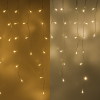 123led guirlande lumineuse blanc extra chaud & blanc chaud transparent 12,1 mètres 360 ampoules