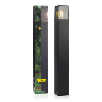 123led lanterne de jardin Smokey pour 1x E27 - noir LDR08515