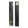 123led lanterne de jardin Smokey pour 1x E27 - noir LDR08515 - 1