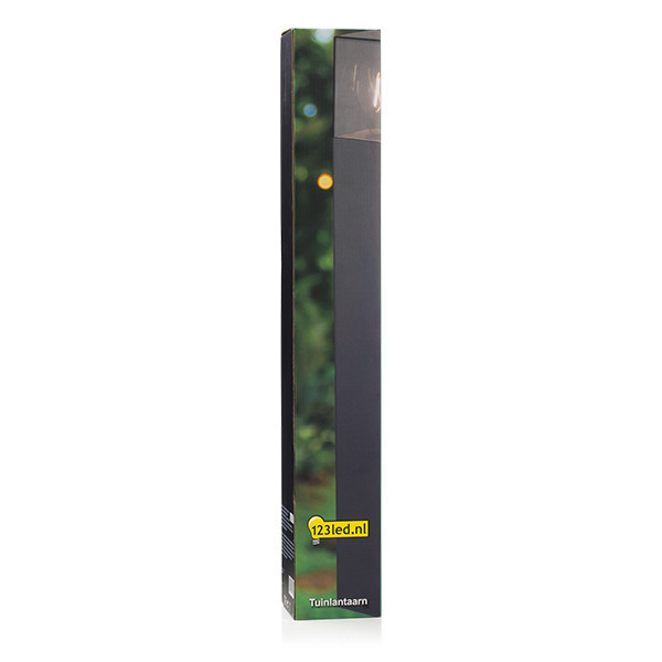 123led lanterne de jardin Smokey pour 1x E27 - noir LDR08515 - 5