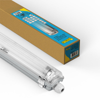123led luminaire fluorescent LED 120 cm avec tube fluorescent 4000K (840) 2220 lumens High Efficiency IP65 12W (36W) LDR08823