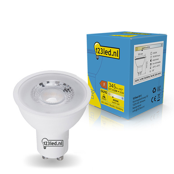 123led spot LED GU10 | 3000K | 4,5W (50W) LDR02453 - 1