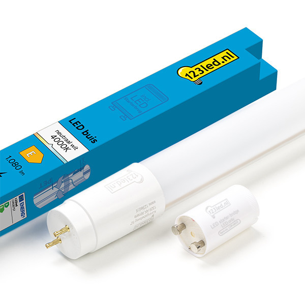 123led tube fluorescent LED 60 cm | 4000 K (840) | 1080 lumens (SO) | T8 (G13) | 9 W (18 W) LDR08757 - 1