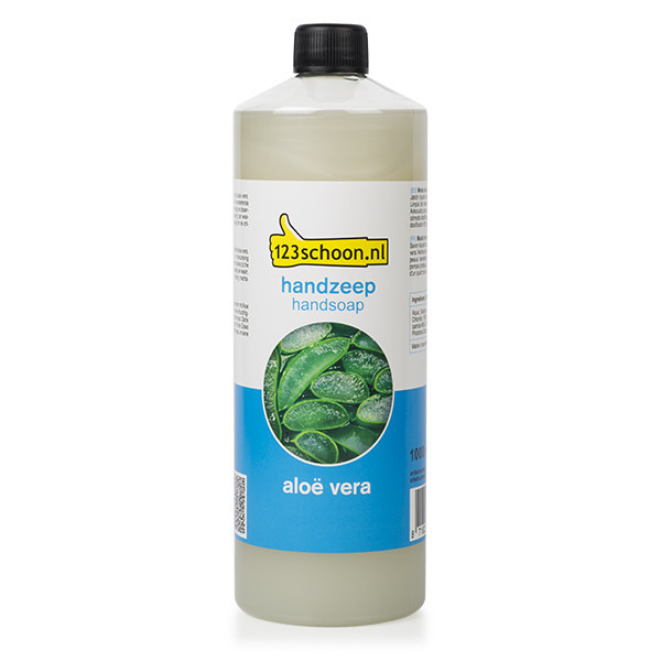 123schoon Eco Soft Aloe Vera recharge de savon pour les mains (1000 ml) SDR06203 - 1