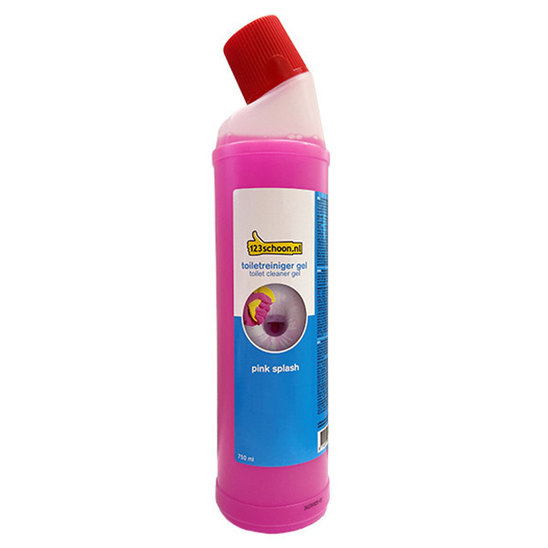 123schoon Pink Splash gel nettoyant pour toilettes (750 ml) 14022392C 14022453C SDR00143C SDR06053 - 1