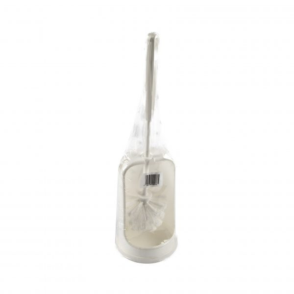 123schoon brosse de toilette avec support - blanc SDR05168 - 1