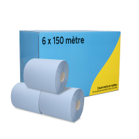 123schoon essuie-mains Midi Centerfeed Food ISEGA 2 plis  6 x 150 m pour distributeur Tork M2 - bleu SDR02105