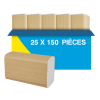 123schoon essuie-mains pliés 2 plis 25 paquets SDR09099 - 1