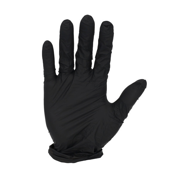 123schoon gants en nitrile M sans poudre (3,5 grammes, 100 pièces) - noir SDR07296 - 3