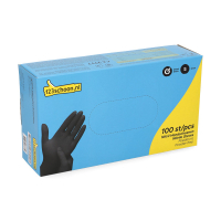 123schoon gants en nitrile taille S sans poudre (3,5 grammes, 100 pièces) - noir SDR07294