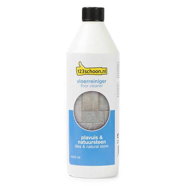 123schoon nettoyant pour sols Carrelage & Pierre Naturelle (1000ml) SLE00261C SDR06008 - 1