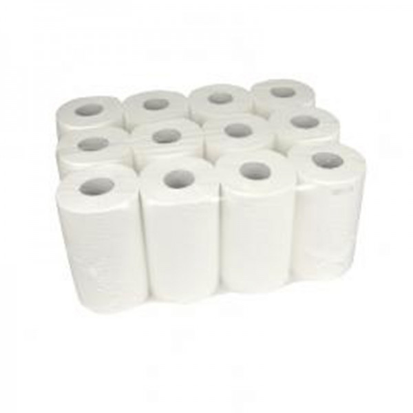 123schoon papier de nettoyage 2 couches 12 x 72m adapté au distributeur Tork M1 101221C 325 SDR02022 - 1