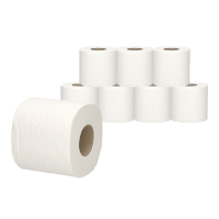 123schoon papier toilette 4 plis 8 rouleaux pour distributeur Tork T4 SDR02112