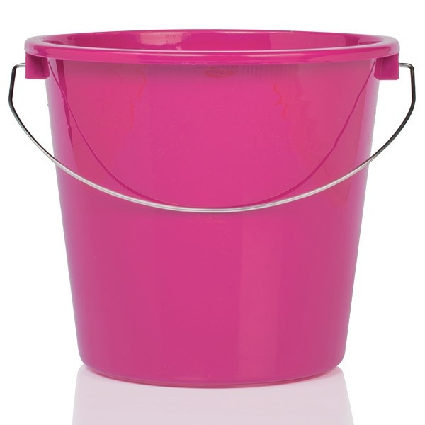 123schoon seau ménager 5 litres - rose SDR00009 - 1
