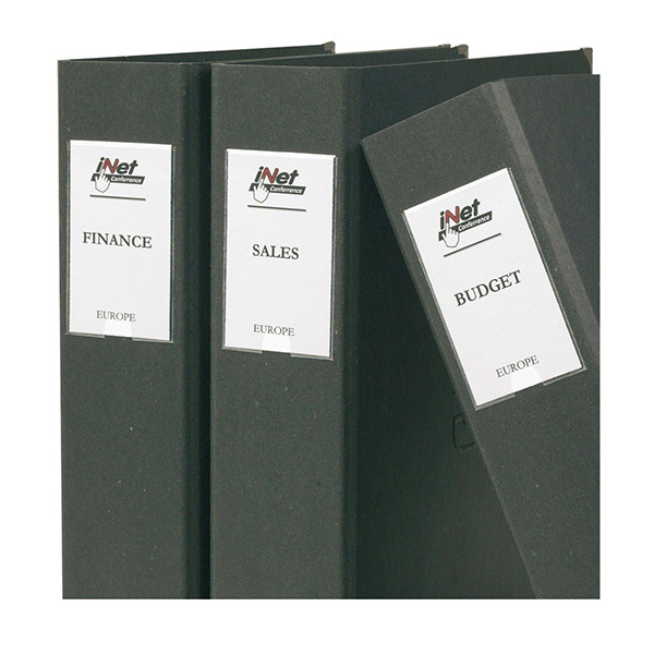 3L porte-étiquettes autocollants avec cartes à insérer 46 x 75 mm (6 pièces) T10330 423084 - 1