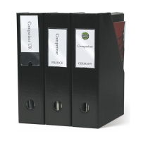 3L porte-étiquettes autocollants avec cartes à insérer 75 x 150 mm (3 pièces) T10350 423088