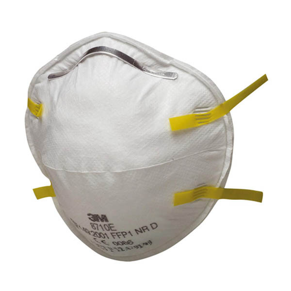 3M 8710 FFP1 NR D masque anti-poussière (20 pièces) 49871000 S3M00120 - 1