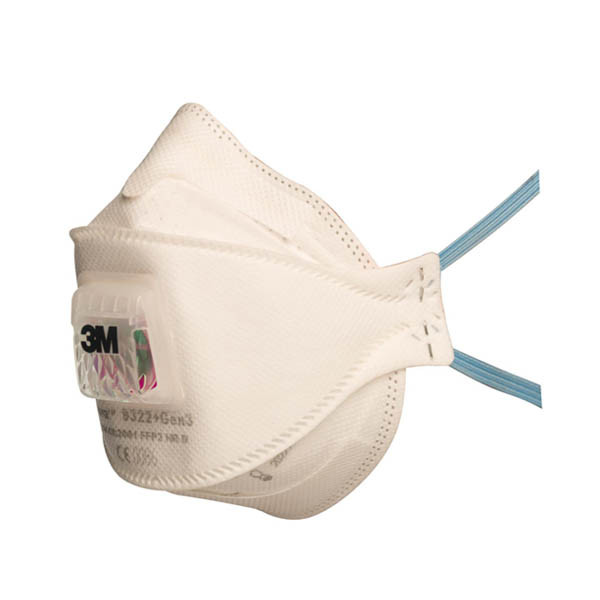 3M Aura 9322+Gen 3 FFP2 NR D masque anti-poussière avec valve d'expiration (10 pièces) 49932210 S3M00129 - 1