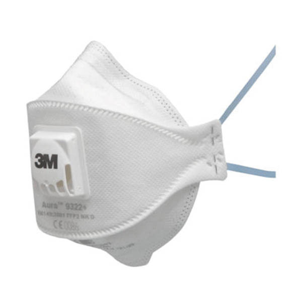 3M Aura 9322+ FFP2 NR D masque anti-poussière avec valve d'expiration (10 pièces) 49932200 S3M00128 - 1